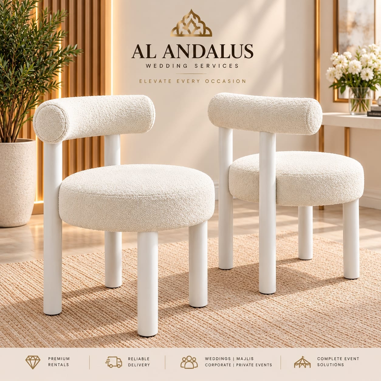 Panda Chair rental Abu Dhabi